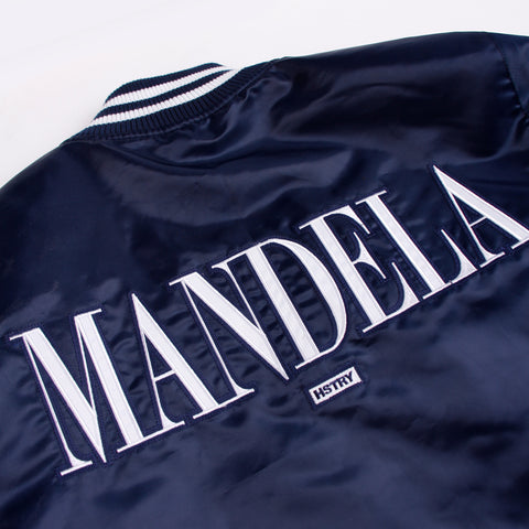  HSTRY x HOUSE OF MANDELA SATIN STARTER JACKET