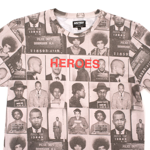 BLACK HSTRY HEROES TEE