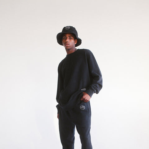 MINERAL WASHED BLACK SWEATPANT