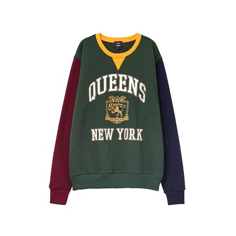  HSTRY x C2A QUEENS COLOR BLOCKED CREW