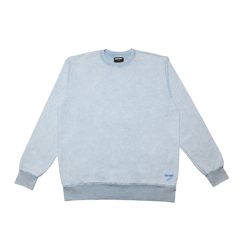  MINERAL WASHED ICE BLUE SWEATSHIRT