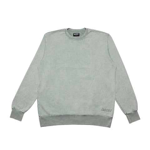  MINERAL WASHED SEAFOAM SWEATSHIRT