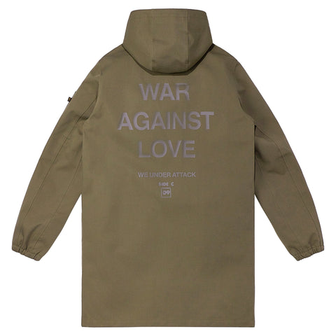 HSTRY x ALPHA INDUSTRIES WAR AGAINST LOVE MA-1 DUSTER W.P. FIELD COAT