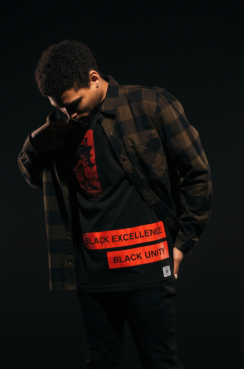 BLACK HSTRY UNITY TAPE TEE