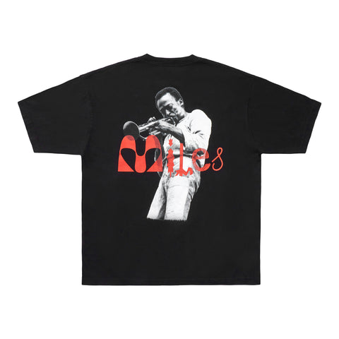 HSTRY x MILES DAVIS ASCENSEUR TEE BLACK