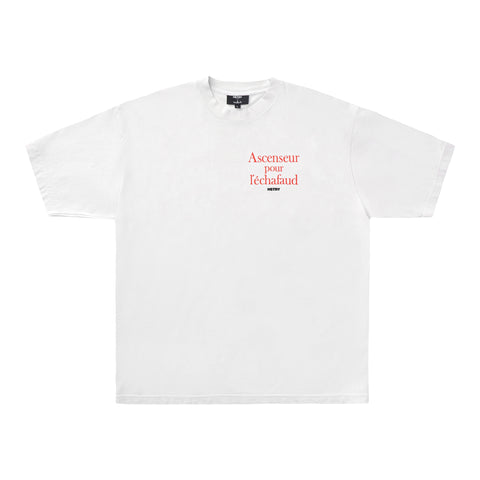  HSTRY x MILES DAVIS ASCENSEUR TEE OFF WHITE