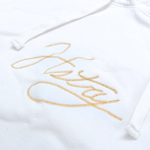 Script Chain Stitch Hoodie
