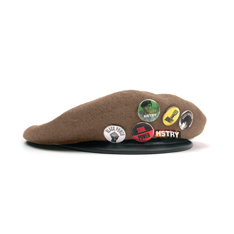 BLACK HSTRY MILITARY BERET