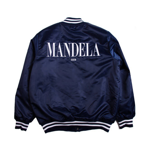  HSTRY x HOUSE OF MANDELA SATIN STARTER JACKET