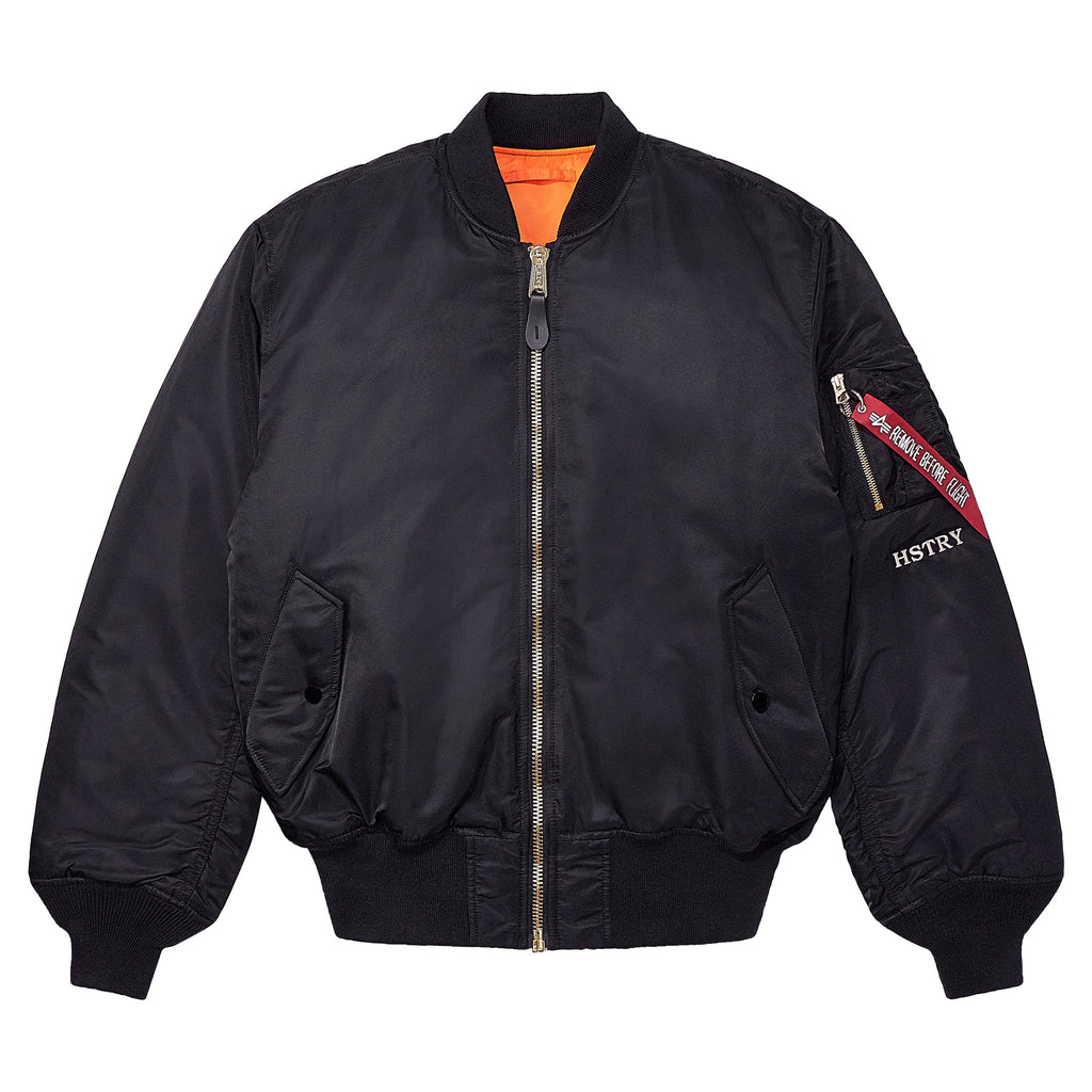HSTRY x ALPHA INDUSTRIES QUEENS WOLF MA-1 FLIGHT JACKET – HSTRY CLOTHING