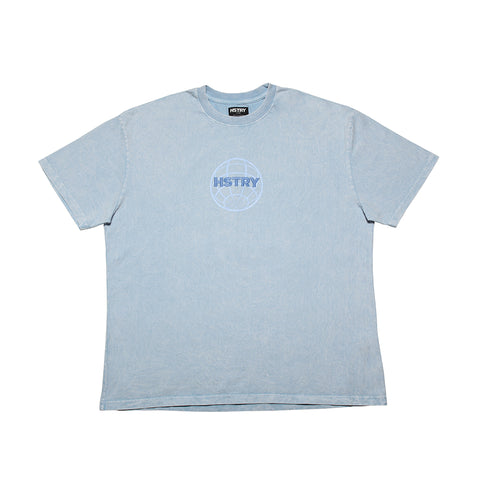  MINERAL WASHED ICE BLUE TEE