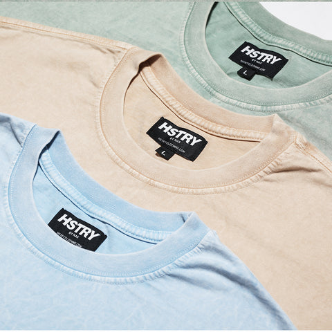 MINERAL WASHED SEAFOAM TEE